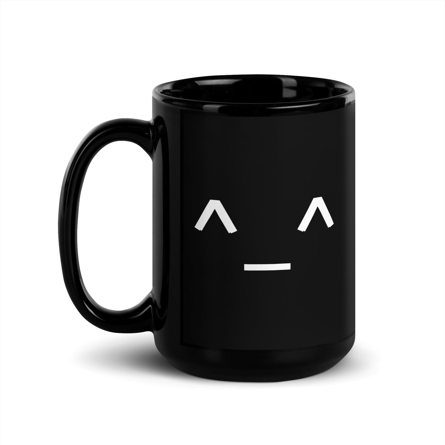 15 oz ^_^ | Happy Face Emoji Ceramic Coffee Mug - Emote IRL
