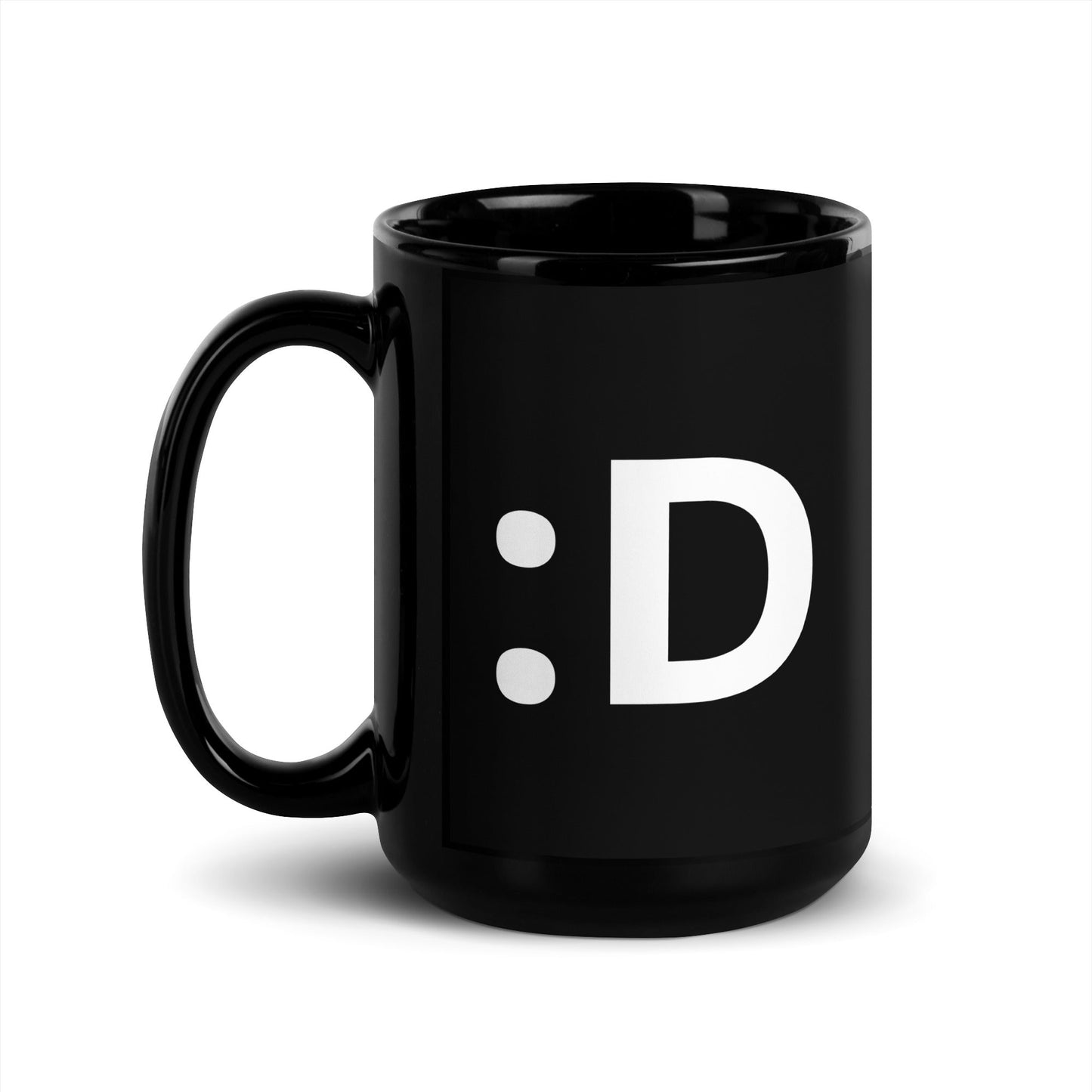 15 oz :D | Big Smile Happy Emoji Ceramic Coffee Mug - Emote IRL