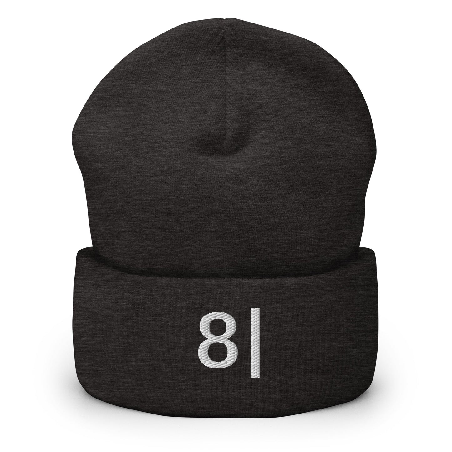 Dark Grey 8| | "Not Impressed" Emoji Embroidery Design Beanie for Men and Women - Emote IRL