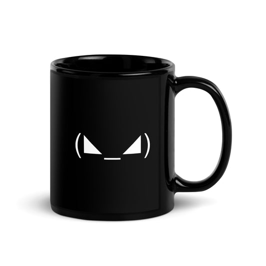 (◣_◢) | Evil Emote Ceramic 11 oz Coffee Mug and Tea Mug (right view) - Emote IRL