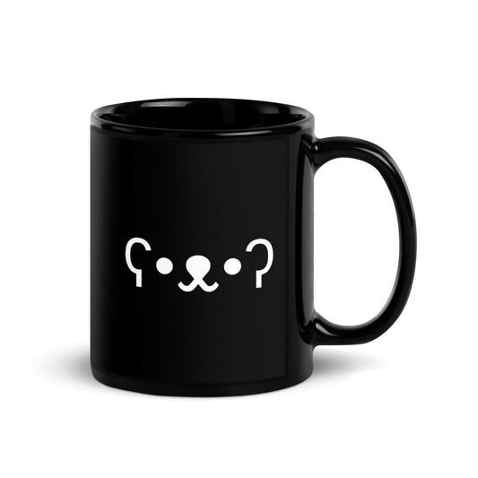 ʕ•ᴥ•ʔ | Bear Emoticon 11 oz Ceramic Coffee Mug and Tea Mug (right view) - Emote IRL