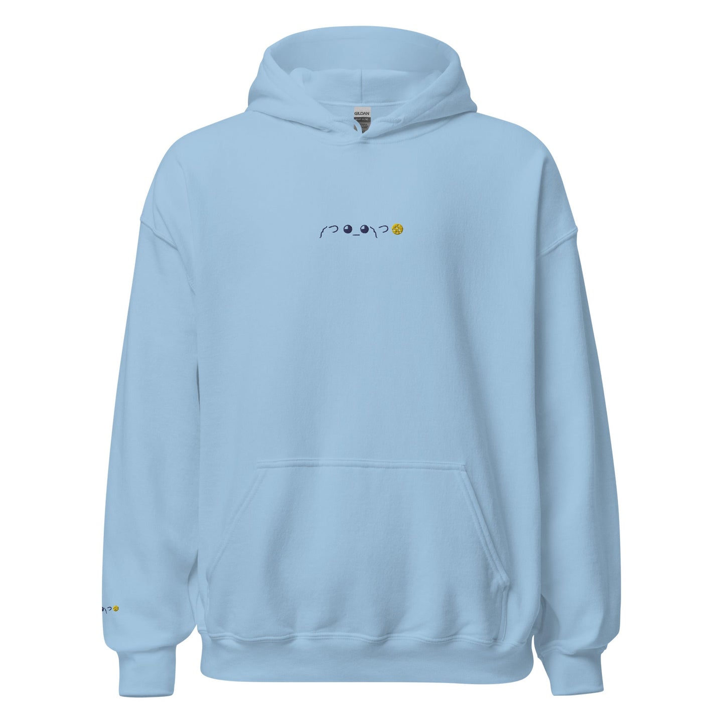 Light Blue ༼ つ ◕_◕ ༽つ🍪 | Cookie Gib Emoticon Graphic Hoodie for Men and Women - Emote IRL