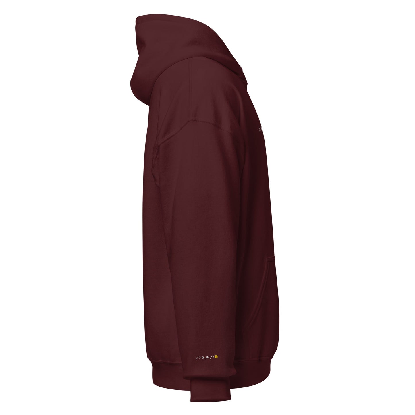 Maroon ༼ つ ◕_◕ ༽つ🍪 | Cookie Gib Emoticon Graphic Hoodie for Men and Women - Emote IRL