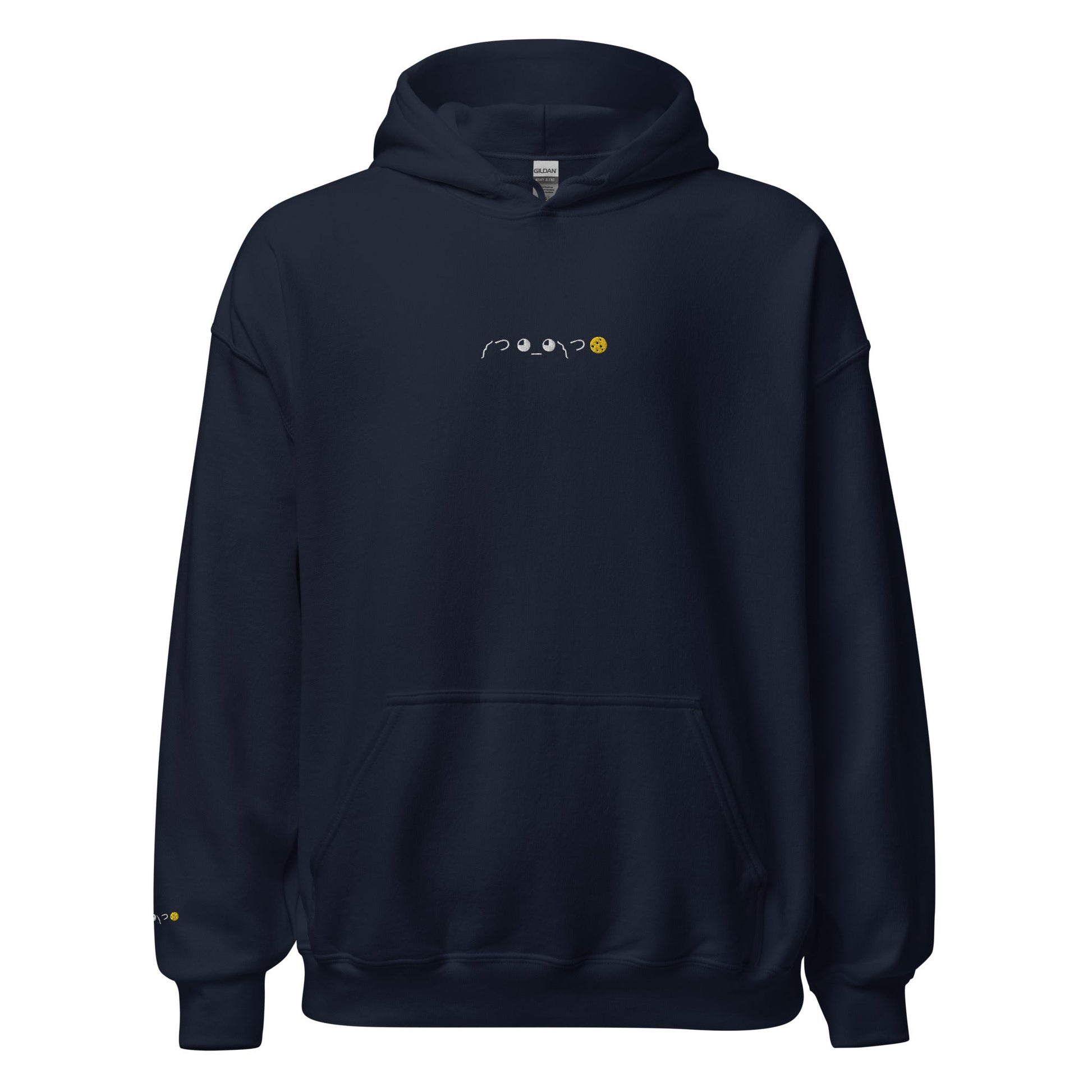 Navy ༼ つ ◕_◕ ༽つ🍪 | Cookie Gib Emoticon Graphic Hoodie for Men and Women - Emote IRL