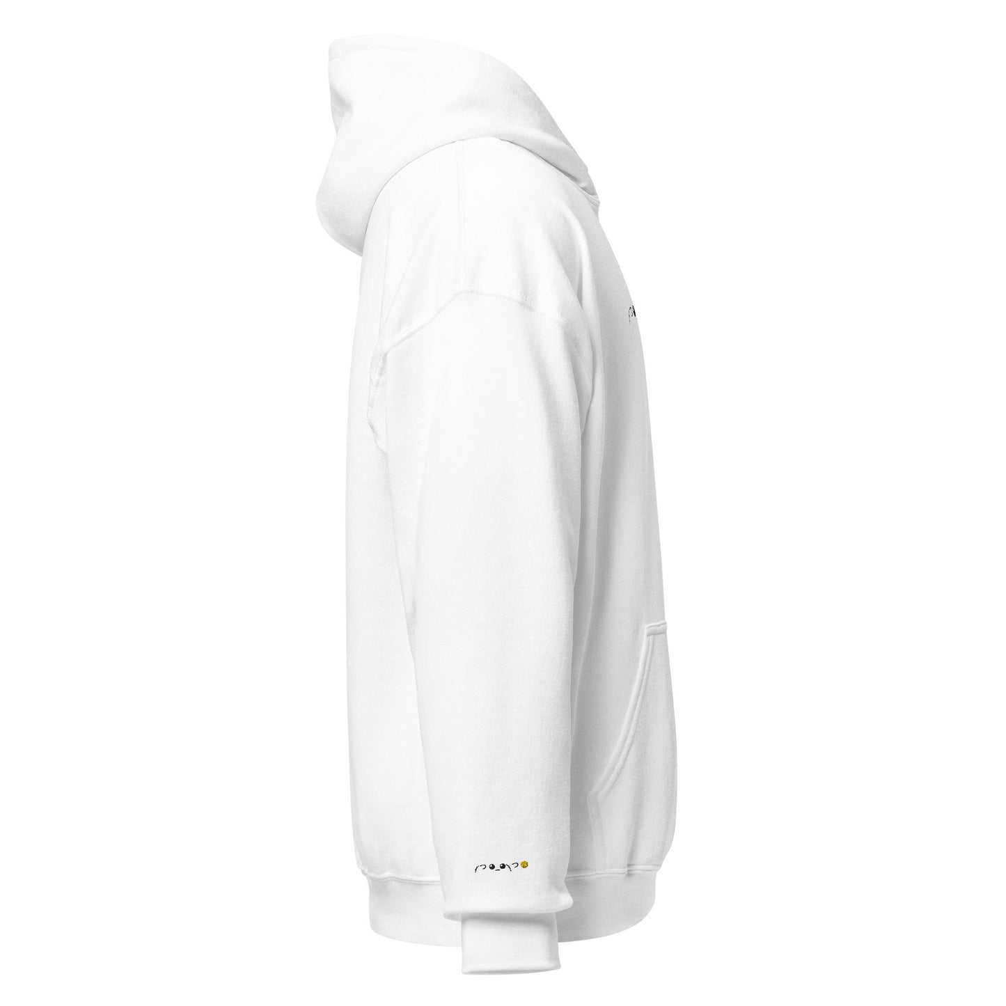 White ༼ つ ◕_◕ ༽つ🍪 | Cookie Gib Emoticon Graphic Hoodie for Men and Women - Emote IRL