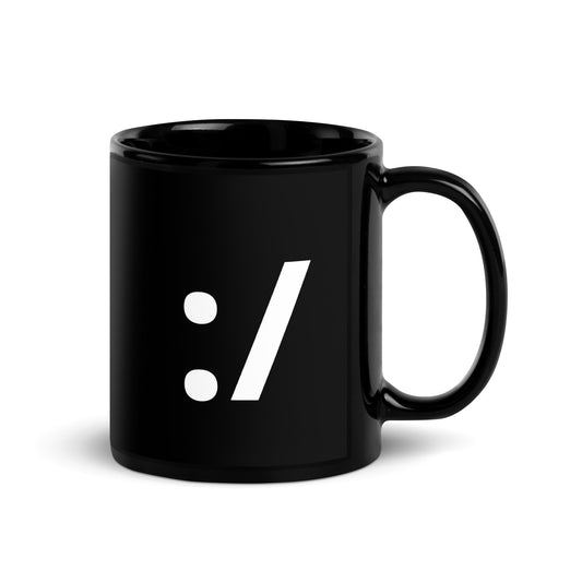 :/ | Disappointed Emoji 11 oz Ceramic Coffee Mug and Tea Mug (right view) - Emote IRL