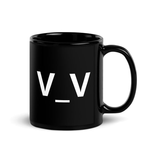 V_V | Sleepy Emoji 11 oz Ceramic Coffee Mug and Tea Mug (right view) - Emote IRL